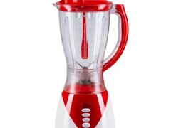 Blender 2in1, Hausberg HB-7661RS,Lame Otel Inoxidabil ,3 Viteze&Pulse,Vas 1,5 l, 300 W